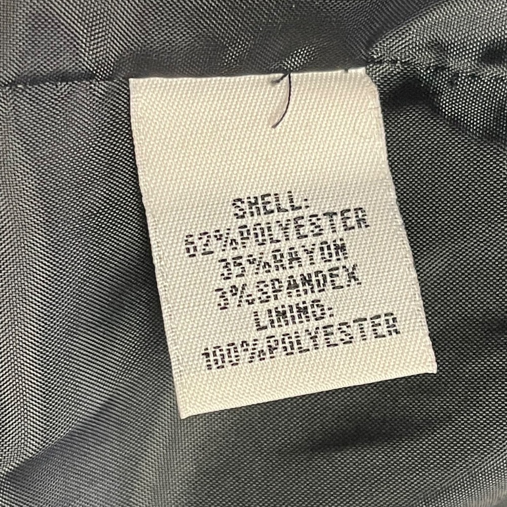 Kenneth Cole New York Womens Sz 10 Gray Shawl Neck Belted Double Breasted Jacket - Picture 16 of 16